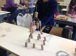 Activités de découverte de l'architecture avec des enfants de CM1-CM2