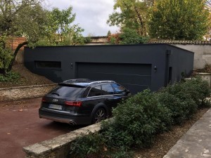 Carport (Garage pour 3 voitures) à Caluire. Architecte David Ratanat        